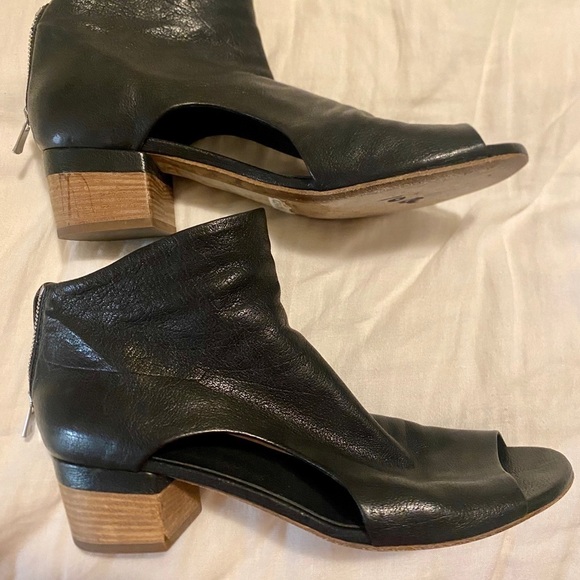 OFFICINE‎ CREATIVE KEYHOLE OPEN TOE ANKLE BOOT SHOE LEATHER​​​​​ - Picture 5 of 7